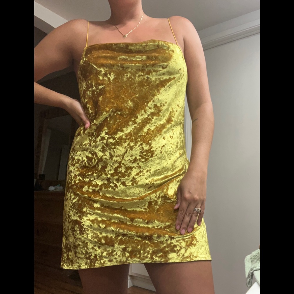 Never Worn Show Me Your Mumu Velvet Dress